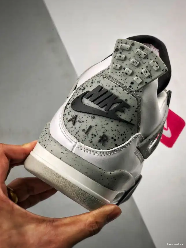 OG Air White (nike) Cement 4 Jordan 840606-192 0417